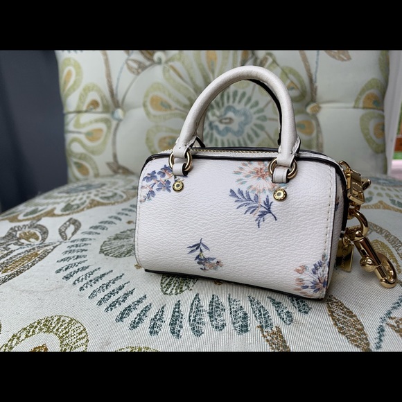 New! Coach Rowan Mini Handbag Bag Purse Keychain - Picture 3 of 5